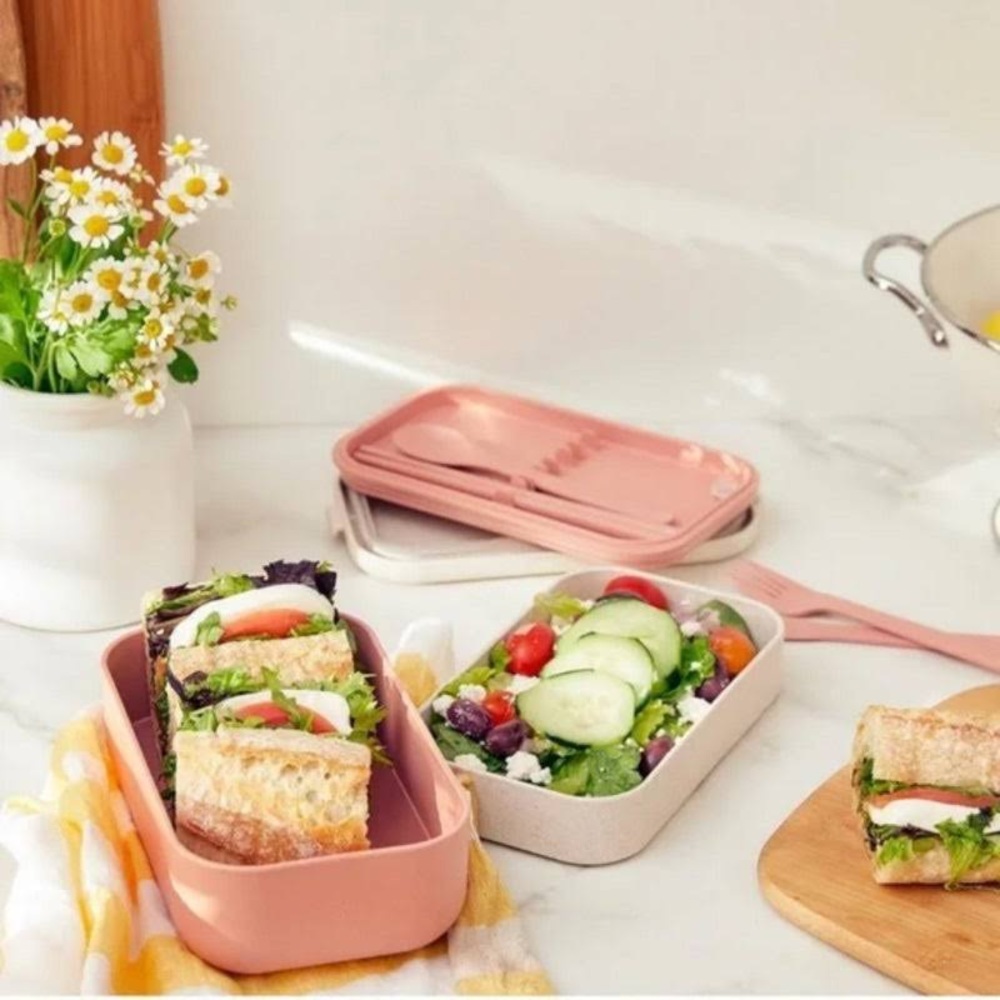 NIB Our Place Layered Lunch Box with Clips + Utensils